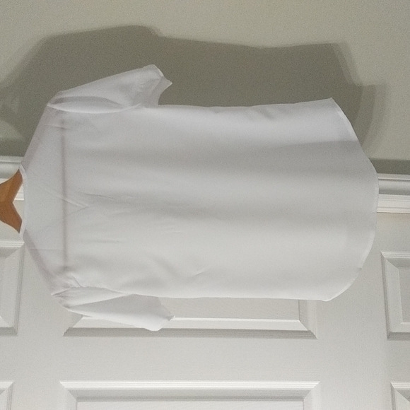 White Zipper Blouse - Picture 2 of 2